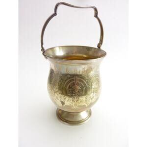 Vintage Metal Decorative Wine Cooler Ice Bucket